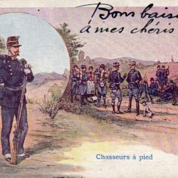 CPA -  Chasseurs a pied -N&deg;7512