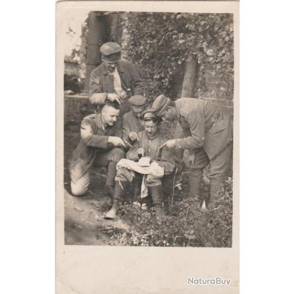 CPA - CARTE PHOTO Militaire groupe- N� 568