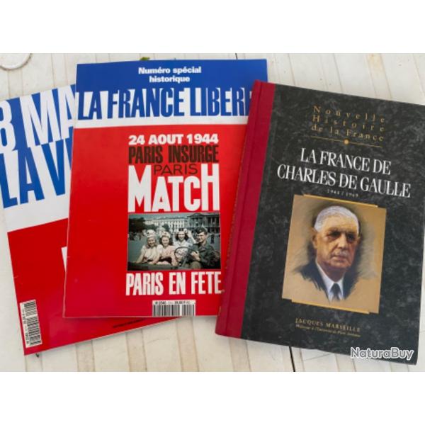 Lot  de documentation Charles de Gaulle, 1944-1969