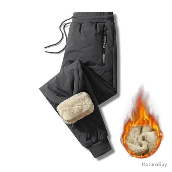 Pantalon thermique d�contract� pour chasse r�sistant au froid, coupe-vent, imperm�able, chaud GRIS