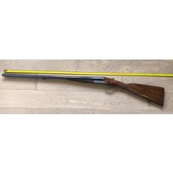 Magnifique fusil juxtapos&eacute; Verney-Carron, calibre 12, crosse anglaise avec goutte d'eau.