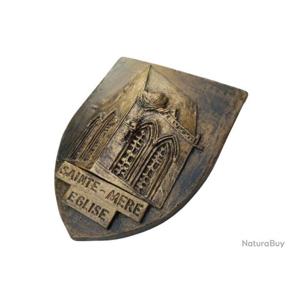 Blason Artisanal D-Day Sainte M�re Eglise ( Dimension 14 x 11 cm)