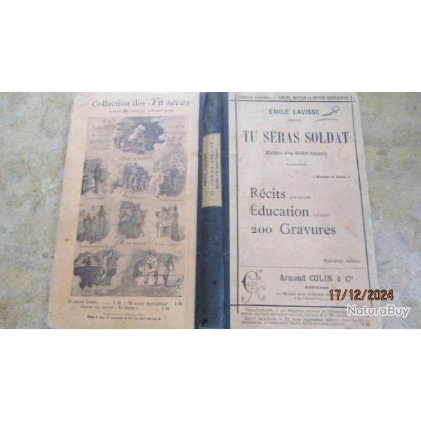 manuel histoire scolaire premi�re guerre �cole du soldat patriotique instruction civique  pr� ww1