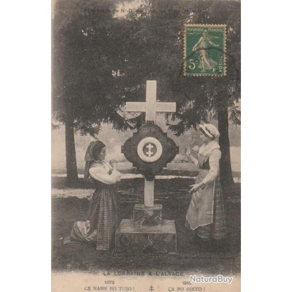 CPA -Croix de Lorraine La Lorraine � l'Alsace N�004