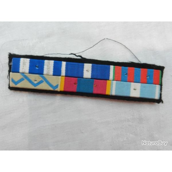 barrette de rappel de 6 d�corations militaires 5