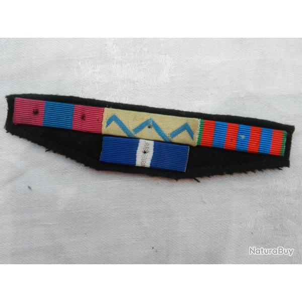 barrette de rappel de 4 d�corations militaires 7