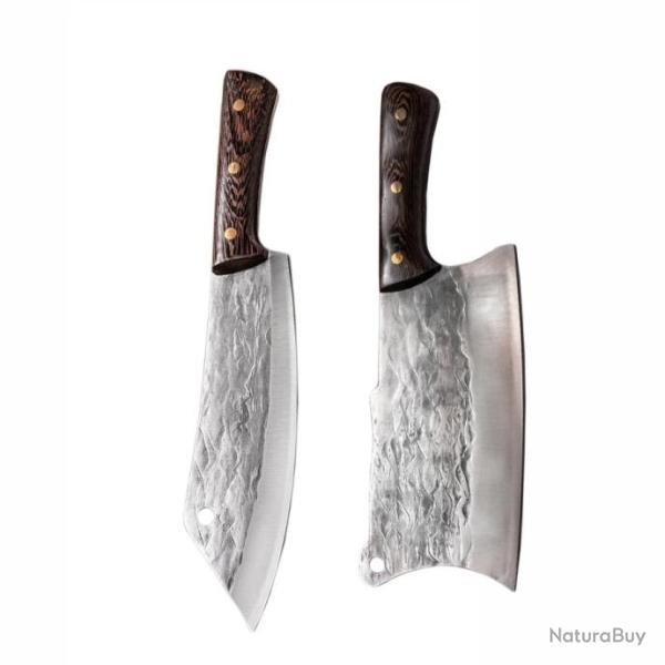 Couteau en acier  haute teneur en carbone -* 2 PCS-1*