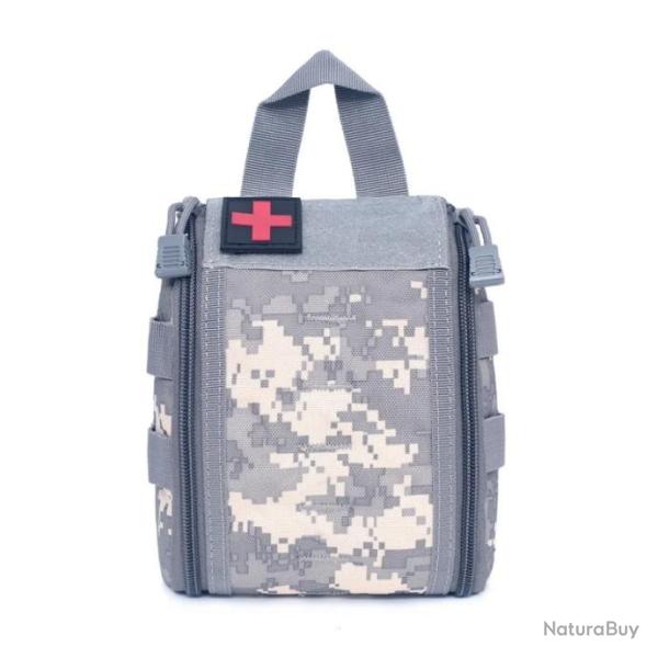 Dulpowder-Trousse de premiers soins, sac m�dical EDC -*CAMOUFLAGE-BLEU -*