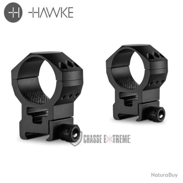 Colliers de Montage HAWKE Tactical Weaver 34mm Haut