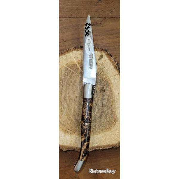 Couteau PRESTIGE LAGUIOLE en Cep de Vigne  Fabrication Fran�aise