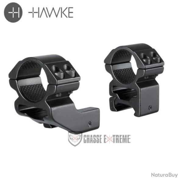 Bague d'Extension HAWKE 25 mm 1" (2 Pi�ces) Weaver Haut