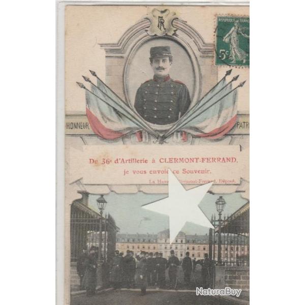 CPA - du 36 � d'artillerie CLERMONT FERRAND N�157