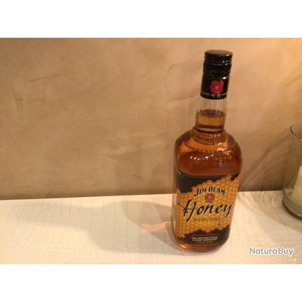 Bouteille 1 L whisky JIM BEAM BOURBON HONEY