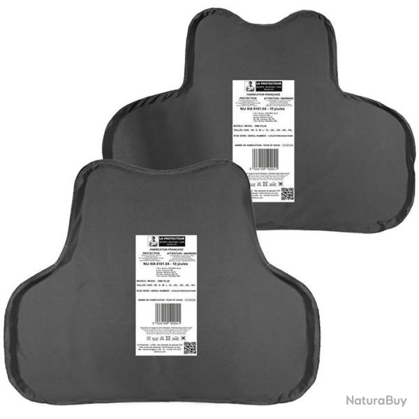 Pack ballistique Homme NIJIIIA Avant et Arrire 10 Joules XXXXL