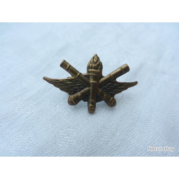 insigne militaire belge cole artillerie antiarienne