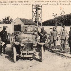 Carte postale La Guerre Europ&eacute;enne 1914 Chauconin pr&egrave;s Meaux -N&deg;7756