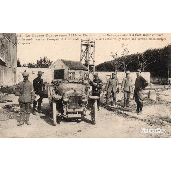 Carte postale La Guerre Europ�enne 1914 Chauconin pr�s Meaux -N�7756