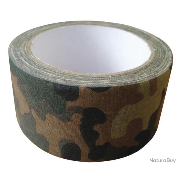 Ruban adh�sif Camo Militaire PISTEURS (Longueur 10 m, Largeur 5 cm)
