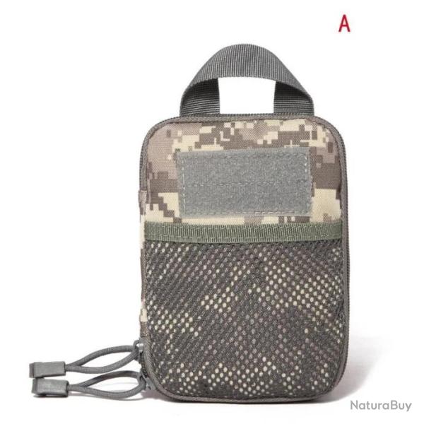 Dulpowers-Sac m�dical Molle EDC pour airsoft-*ACU A* -*