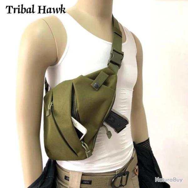 Sac de rangement dissimul� pour homme* VERT MILLITAIRE*