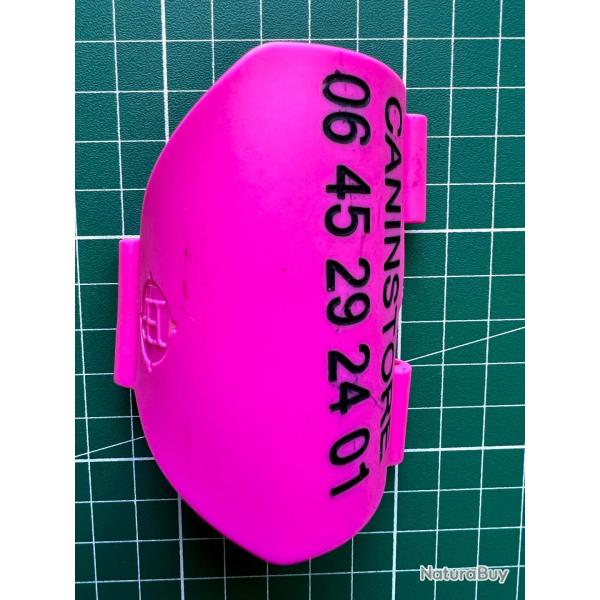 GRAVURE Attache antenne couleurs FLUO DC50 T5 TT10 TT15 pour GARMIN ou a ROSE HORIZONTALE