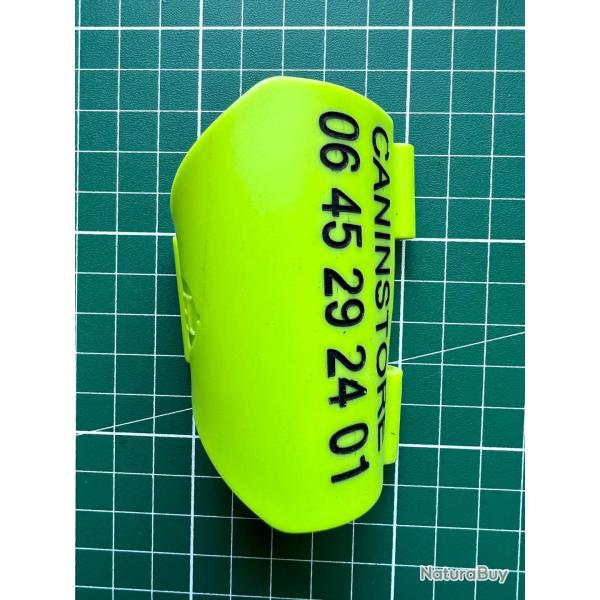 GRAVURE Attache antenne couleurs FLUO DC50 T5 TT10 TT15 pour GARMIN ou a VERT FLUO HORIZONTALE