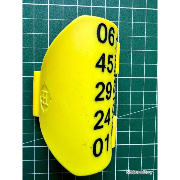 GRAVURE Attache antenne couleurs FLUO DC50 T5 TT10 TT15 pour GARMIN ou a BLANC VERTICALE