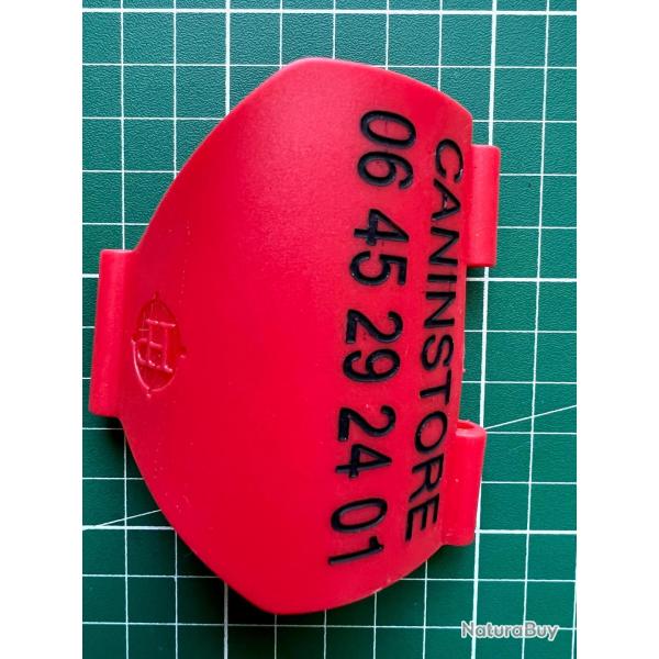 GRAVURE Attache antenne couleurs FLUO DC50 T5 TT10 TT15 pour GARMIN ou a JAUNE VERTICALE