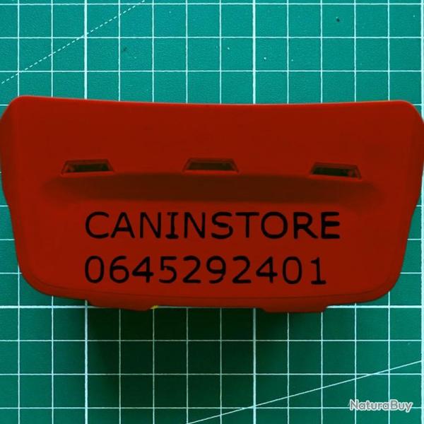 Pack Boitier ORANGE + GRAVURE (compatible pour collier GARMIN T5 TT10 TT15 T5x TT15X)