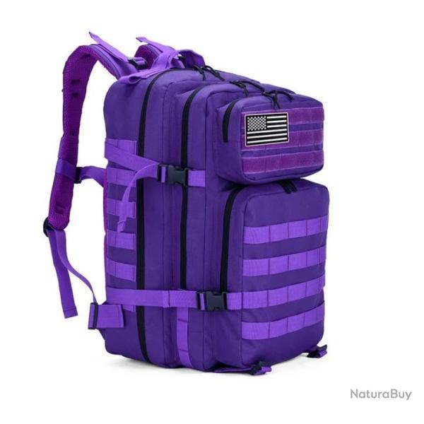 DulBackpack-Sac � dos militaire d'assaut pour homme *VIOLET