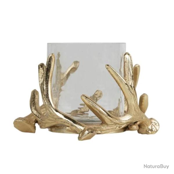 PHOTOPHORE BOIS DE CERF DOR�