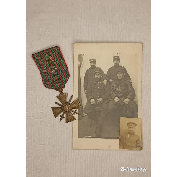 M�daille croix de guerre 1917 citations WW1