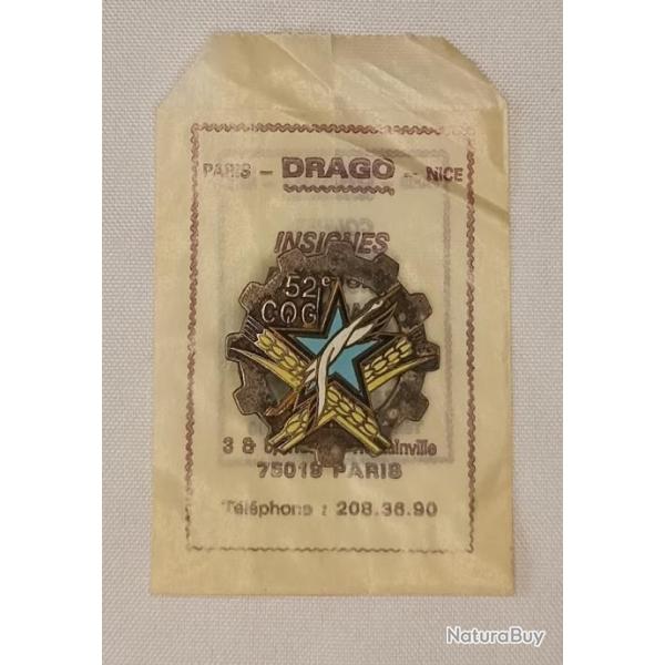 Insigne Train 52�me Compagnie de Quartier G�n�ral