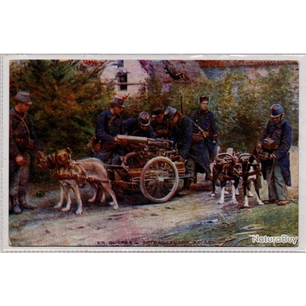 CPA  -  La Grande Guerre 1914 - Mitrailleuses belges N�0035