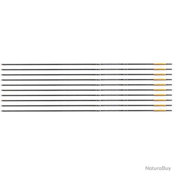 Fl�che Avalon Tyro 4.2 en carbone (nouvelles) 800 30" 1 plume orange 2 plumes blanches