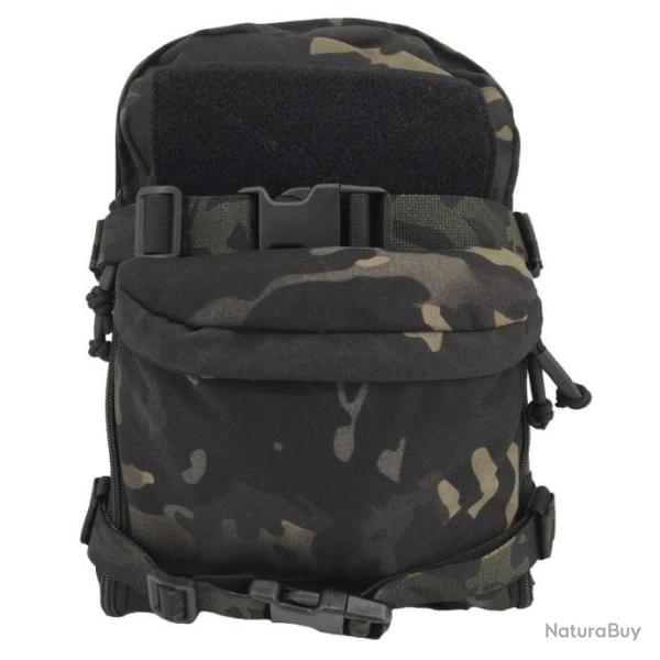 DulHydratation-Sac � dos Airsoft Assault EDC 500D -*CAMOUFLAGE NOIR*LIVRAISON GRATUITE!!