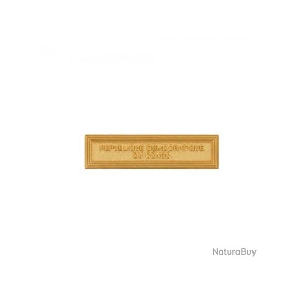 Agrafe R�publique D�mocratique du Congo pour M�daille Pendante