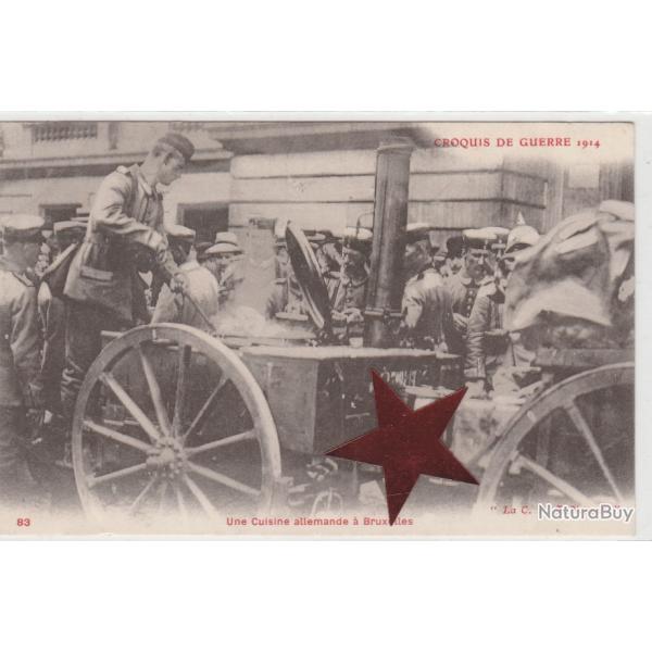CPA -GuerreUne Cuisine allemande � Bruxelles  -N�579