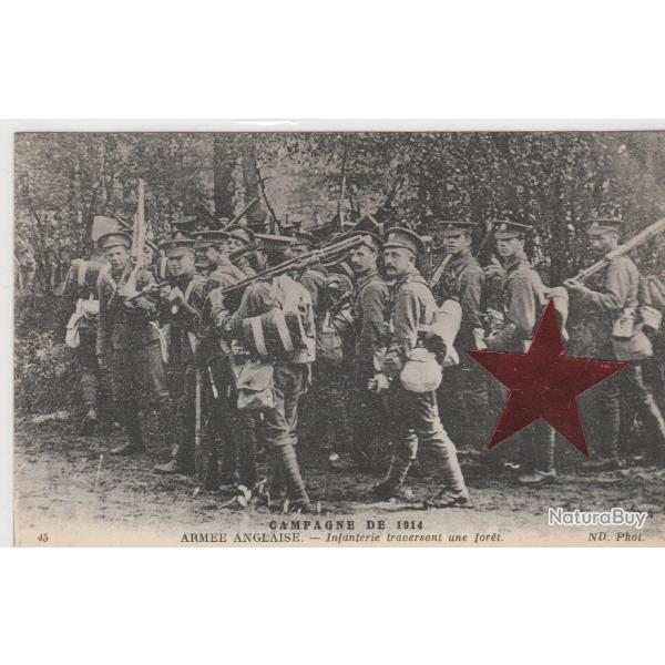 CPA - Infanterie Anglaise traversant une for�t -N�572