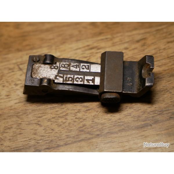 Rare hausse dernier type de LUGER ARTILLERIE en tr�s bon �tat et compl�te