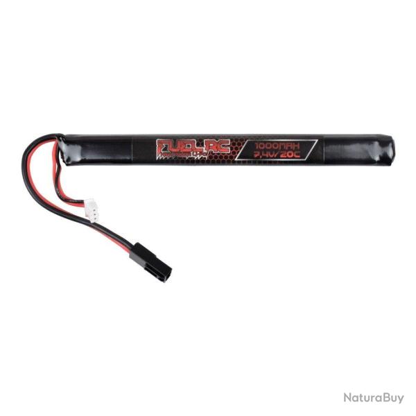 Batterie LiPo 7,4v Stick 1000 mAh Super Slim (Fuel RC)