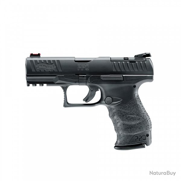 PISTOLET PPQ Q4 WALTHER 4" CAL 9X19, 15 / 17 COUPS - BLACK