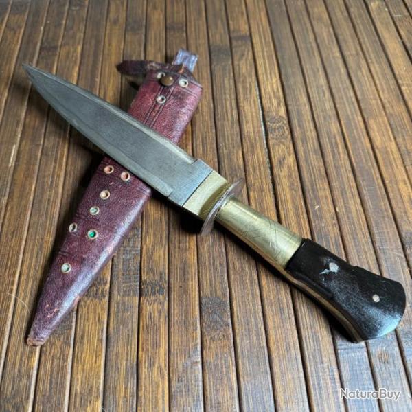 ANCIENNE DAGUE LAME DAMAS WOOTZ XVlll �me