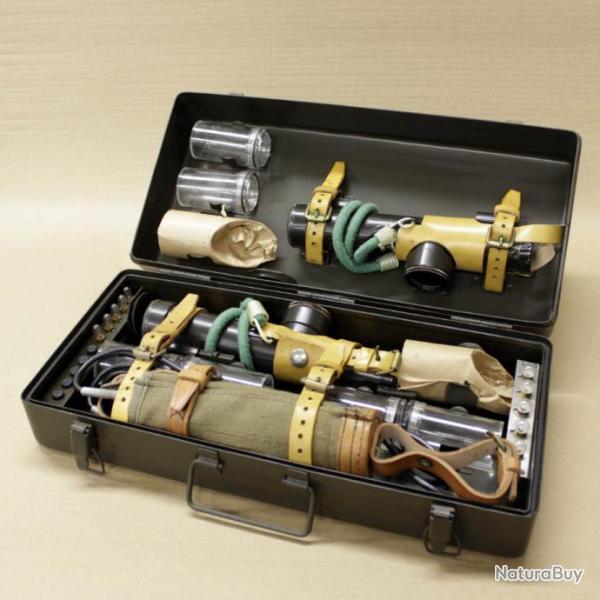 Lunettes, Jumelles , optique dispositif de pointage APX L937 mortier -tir militaria -indochine