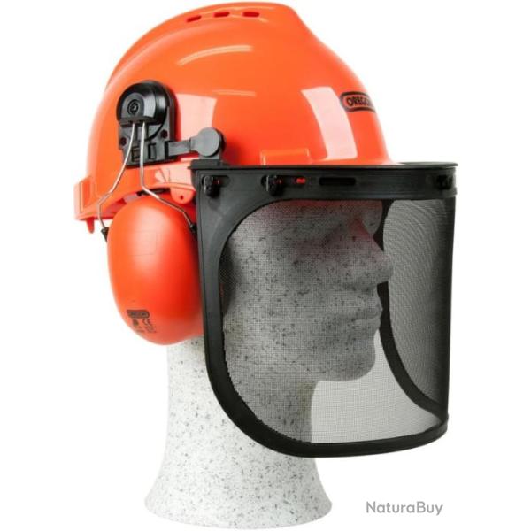 Casque de protection avec visi�re en Maille d'Acier - Bricolage - Protection auditive