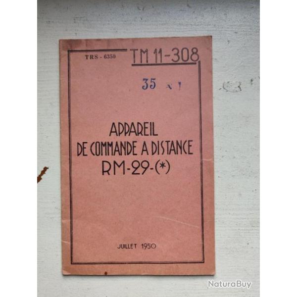 MANUEL DE L APPAREIL DE COMMANDE  DISTANCE RM-29