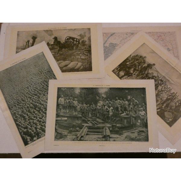 Lot de 52 planches suppl�ment du panorama de la guerre 14-18