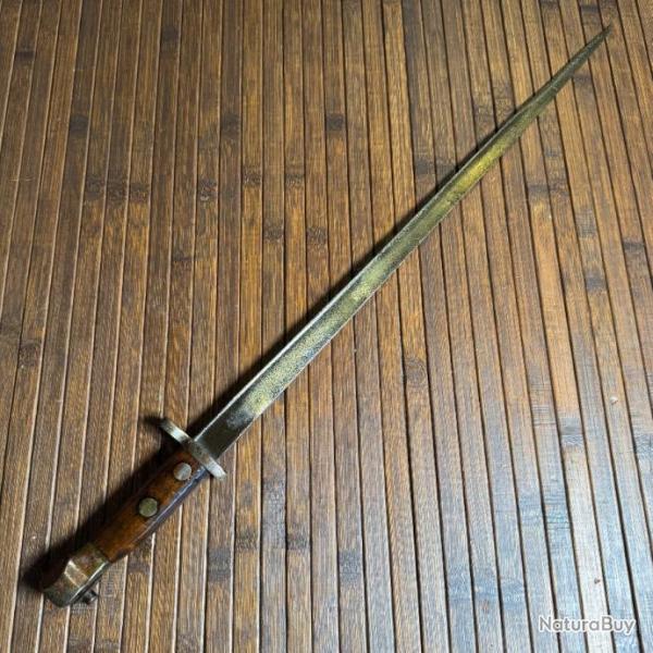 RARE BA�ONNETTE HOLLANDAISE M-95 CAVALERIE LONGUEUR D'ORIGINE NON COUP�E