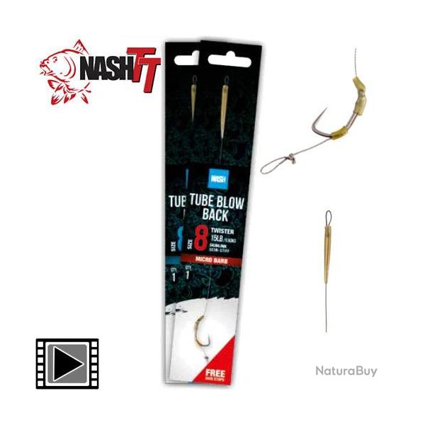 Bas de Ligne Nash Tube Blow Back Rig n� 4