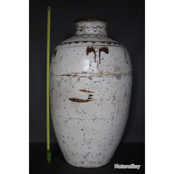 Imposante jarre Chinoise en c�ramique Cizhou - Chine, dynastie Yuan (1271-1368) ou Ming (1368-1644)